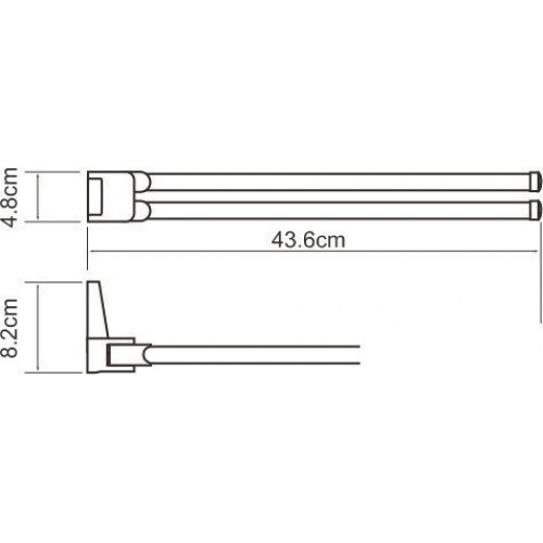 Держатель для полотенца Wasserkraft Lopau K-6031