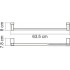 Держатель для полотенца Wasserkraft Lopau K-6030