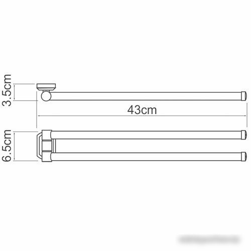 Держатель для полотенца Wasserkraft Oder K-3031