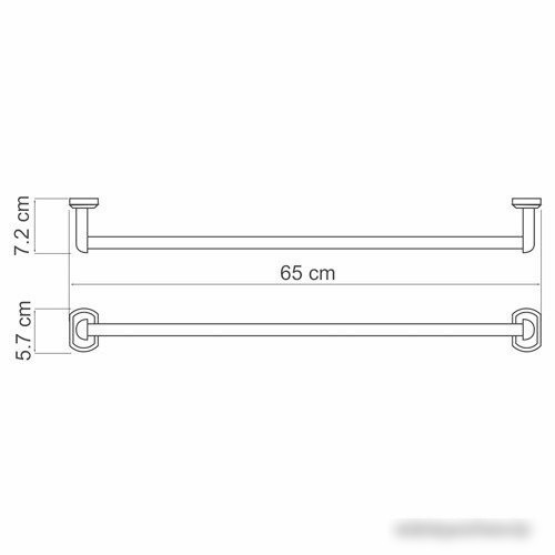 Держатель для полотенца Wasserkraft Oder K-3030
