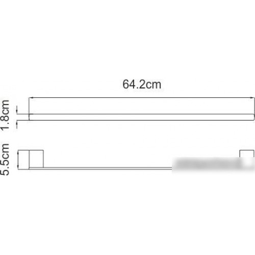 Держатель для полотенца Wasserkraft Sauer K-7930