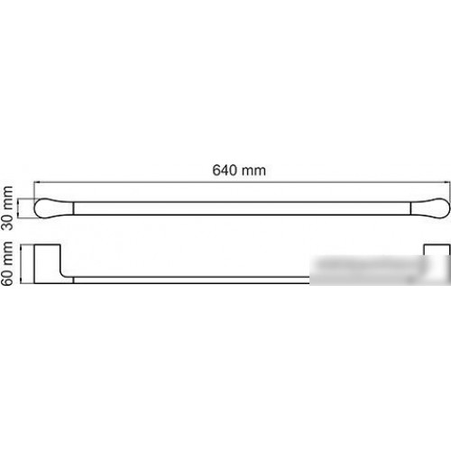 Держатель для полотенца Wasserkraft Wiese K-8930