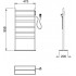 Полотенцесушитель Wonzon&Woghand WW-A406-BR