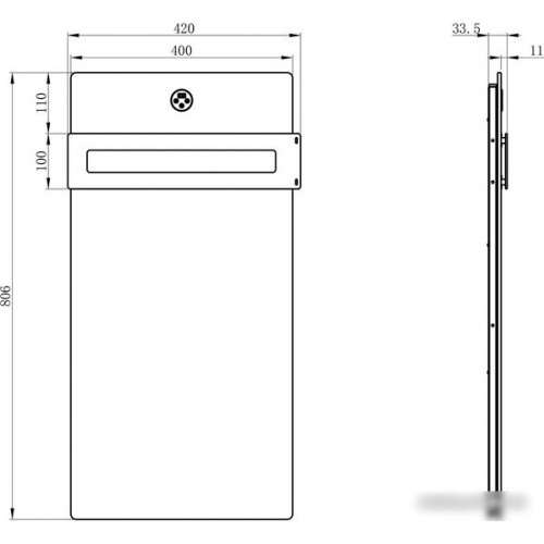 Полотенцесушитель Wonzon&Woghand WW-A501-BR