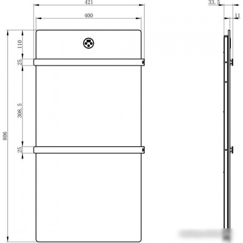 Полотенцесушитель Wonzon&Woghand WW-A502-BR