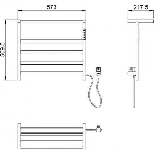 Полотенцесушитель Wonzon&Woghand WW-A402-BR