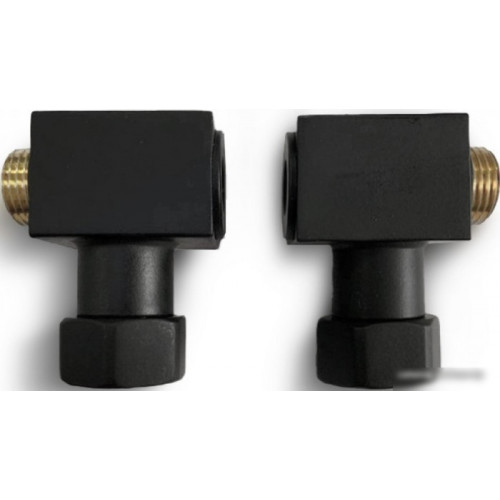 Американка Ariano 758SCH040504 г/ш 1/2-3/4 квадрат Black