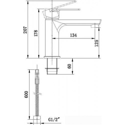 Смеситель Boch Mann Doris B BM8598