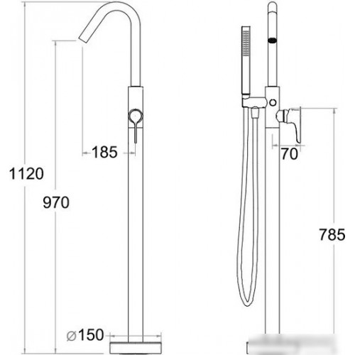 Смеситель Boch Mann Sella BM9652