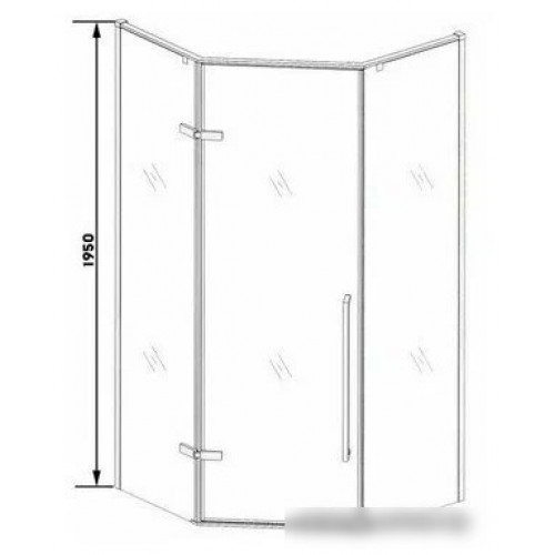Душевой уголок Cerutti Spa C3AW 90x90