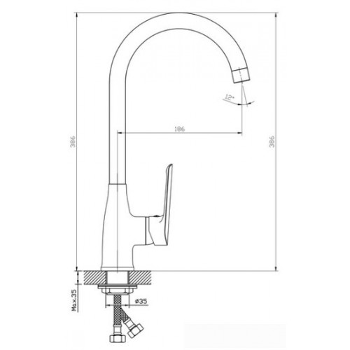 Смеситель Esko Lagos LG 519