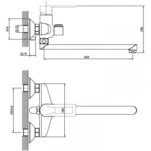 Смеситель Esko Belgrade BD 31