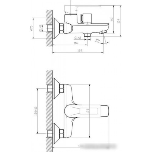 Смеситель Esko Belgrade BD 54