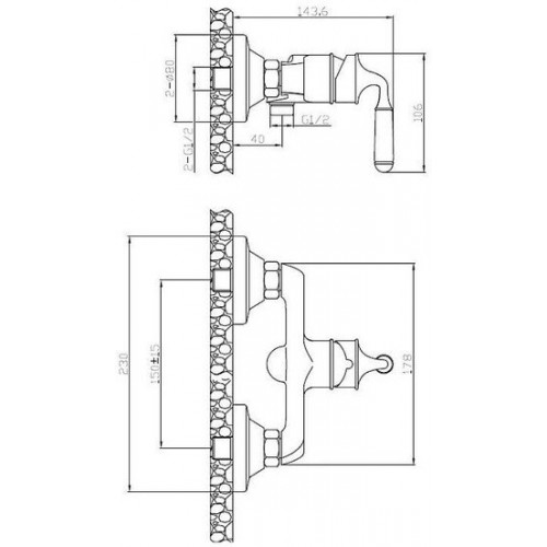 Смеситель Esko Prague PG 80