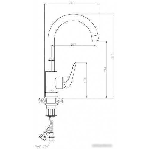 Смеситель Esko Cairo CI 519