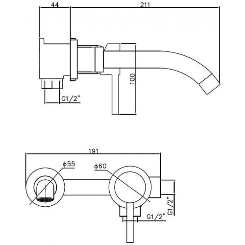 Смеситель Esko SM28 GLD