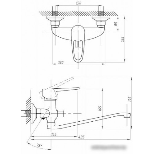 Смеситель Fauzt FZs-888-126