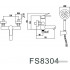 Смеситель Fmark FS8304