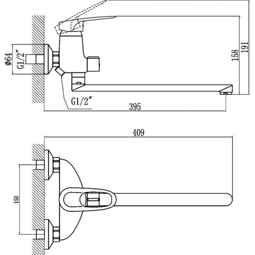 Смеситель Fmark FM2204