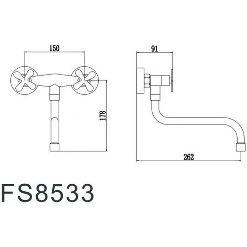 Смеситель Fmark FS8533