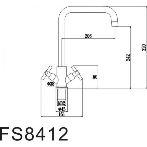 Смеситель Fmark FS8412H