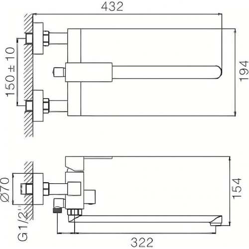 Смеситель Haiba HB22803-7