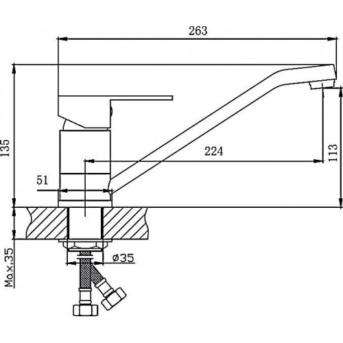 Смеситель Haiba HB42802