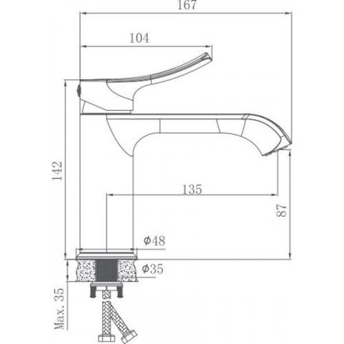 Смеситель Haiba HB10553-3