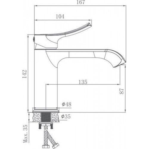 Смеситель Haiba HB10553-5