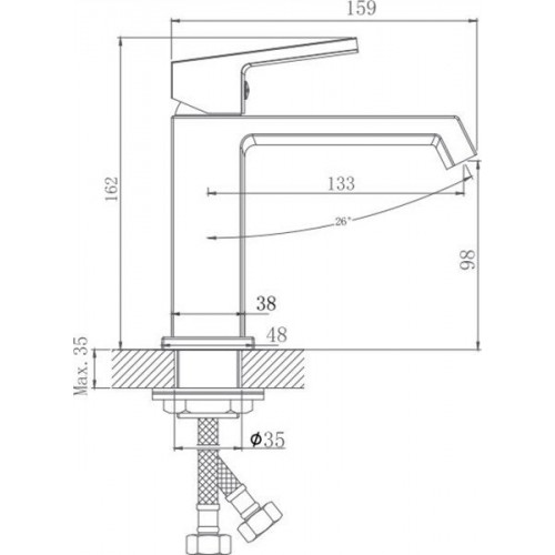 Смеситель Haiba HB10575-3