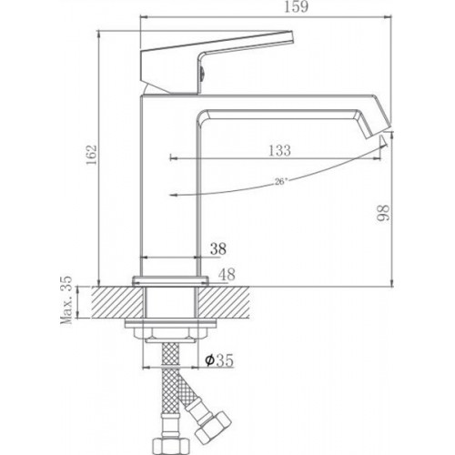 Смеситель Haiba HB10575-8