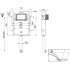 Инсталляция для унитаза IDDIS Optima Home OPH0MBCi32K (с кнопкой смыва)