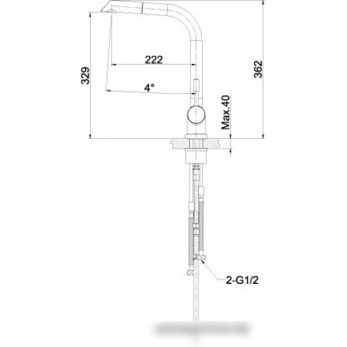 Смеситель Lemark EXPERT LM5075S