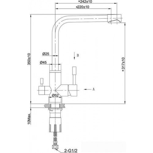 Смеситель Lemark Expert LM5061RGN