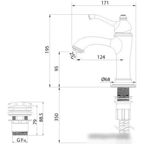 Смеситель Lemark Greek LM5506GG