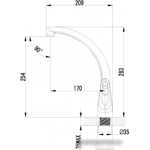 Смеситель Lemark Luna LM4155C