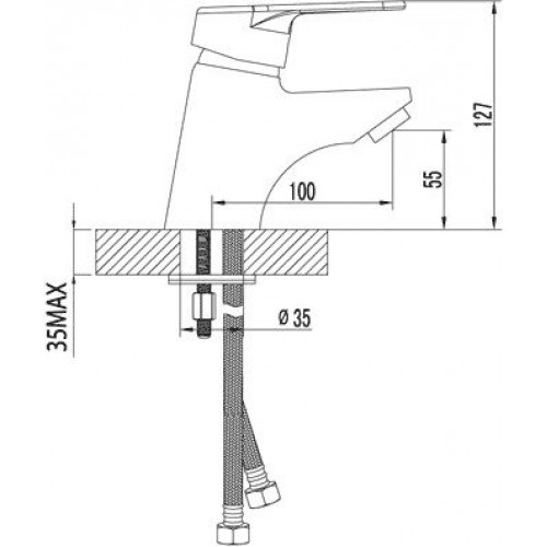 Смеситель Lemark LUNA LM4106C