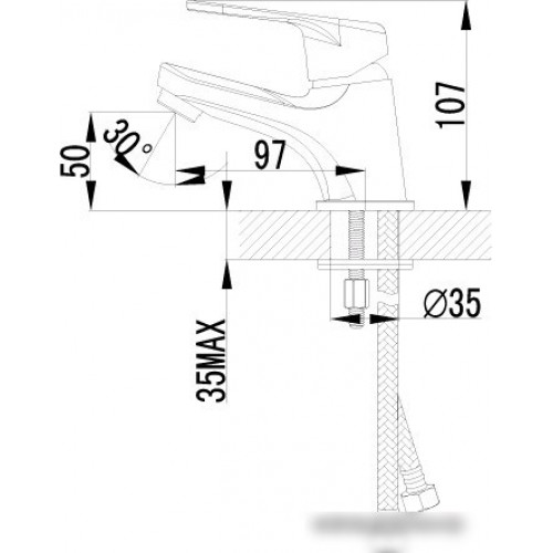 Смеситель Lemark Luna LM4156C