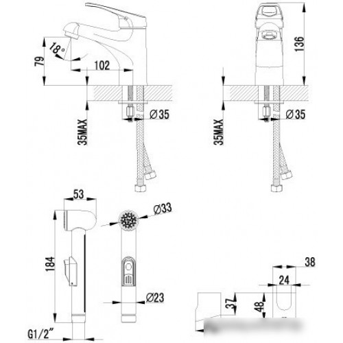 Смеситель Lemark Omega [LM3116C]