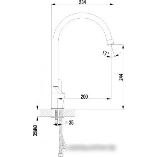 Смеситель Lemark plus ADVANCE LM1205C