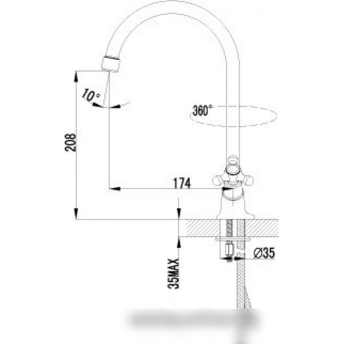 Смеситель Lemark plus HARMONY LM1405C