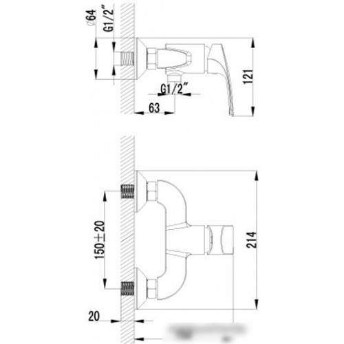 Смеситель Lemark Plus Shape [LM1703C]