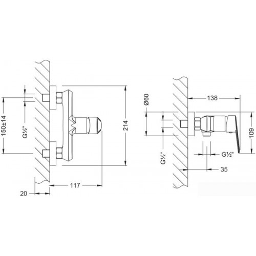 Смеситель Lemark Point LM0303C