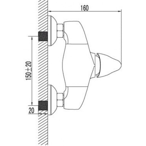 Смеситель Lemark POSEIDON LM4233C