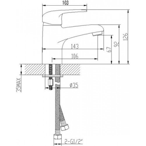 Смеситель Lemark PRAMEN LM3306C