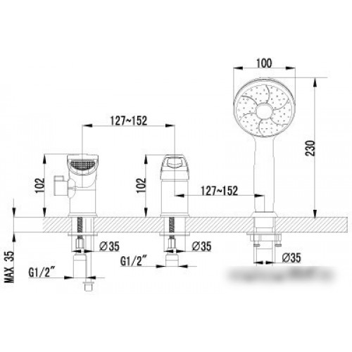 Смеситель Lemark Omega [LM3145C]