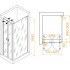 Душевой уголок RGW PA-144B (PA-104B+Z-050-2B+O-104B) 060814469-014 60x90 (черный/прозрачное стекло)