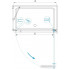 Душевой уголок RGW HO-045B (HO-011B + Z-050-2B + O-204B) 350604572-014 70x120 (черный/прозрачное стекло)