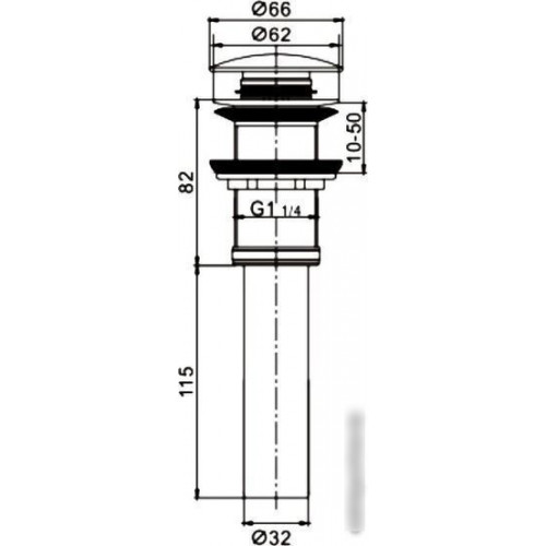 Донный клапан Rose RS11