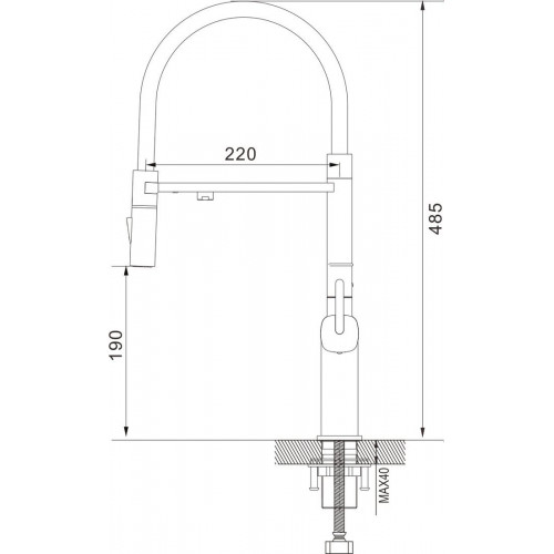 Смеситель Rose R358